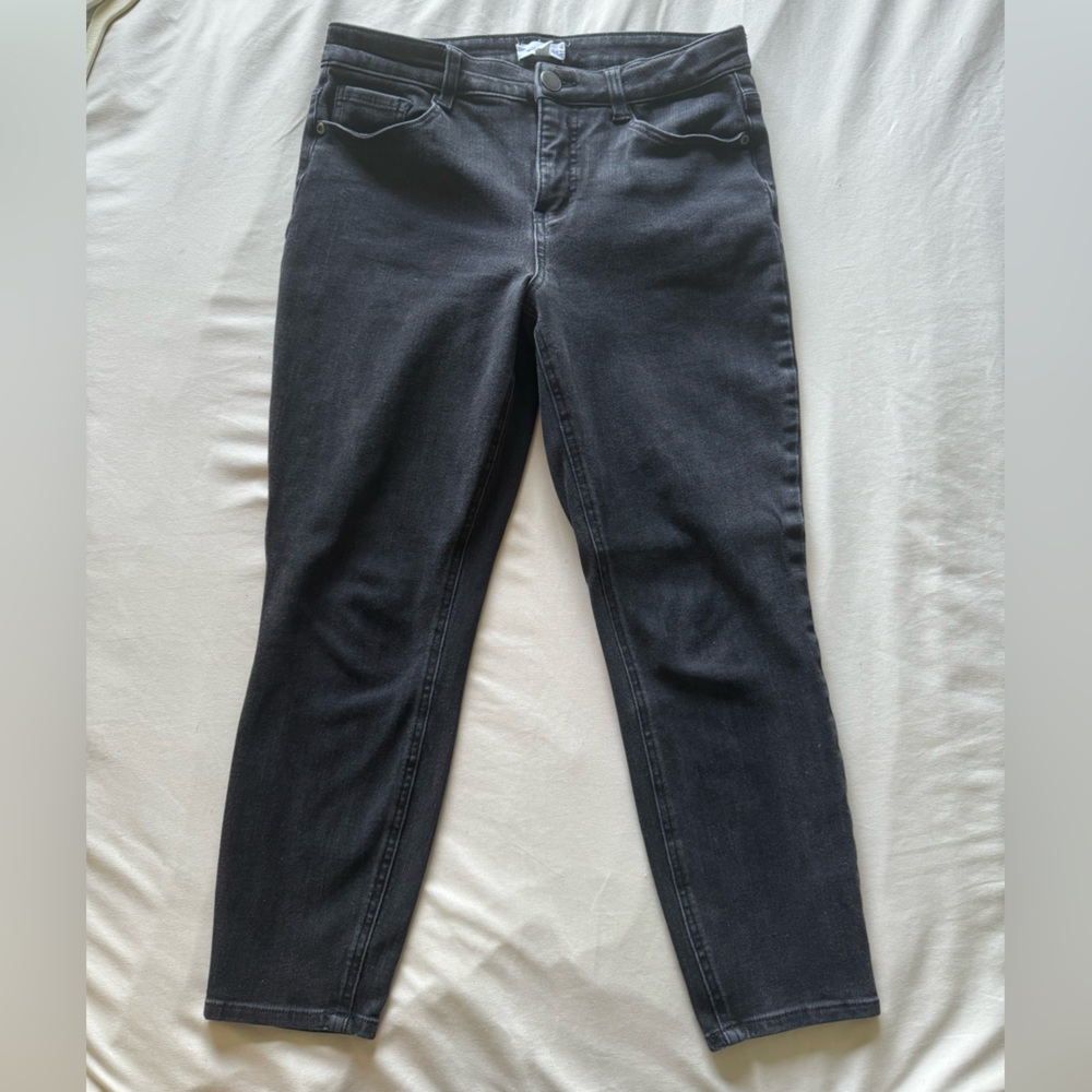 Westbound Black Denim Skinny Jean, Size S Short
